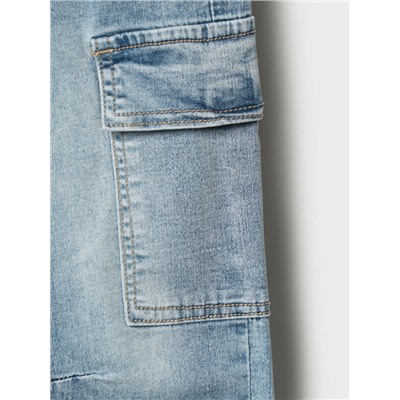 Брюки текстильные джинсовые для мальчиков