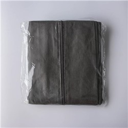 Чехол для одежды зимний, 140×60×10 см, спанбонд, серый