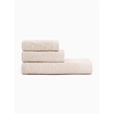Полотенце махровое LoveLife Natural beige, 100×150 см, 100% хлопок