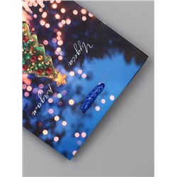 Пакет подарочный новогодний ламинированный, «Чудеса рядом», 11.5×6.5×14.5 см