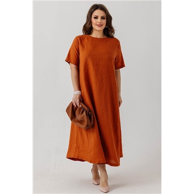 Платье  8808-6/01/Терракотовый