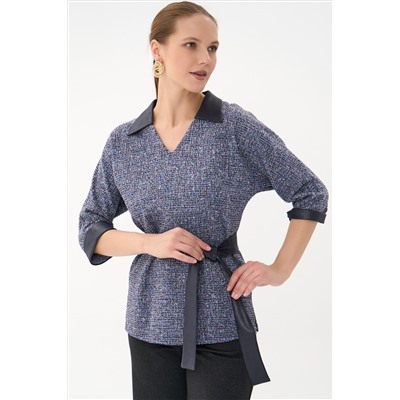 Блузон Пауда (синий)