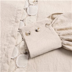 Рубашка вискозная, Кружевной повод (пульс сердца)