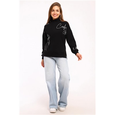 Толстовка женская 88526 (Черный)