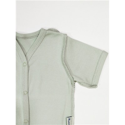 159/523 Боди кор/рук.однотон (интерлок)