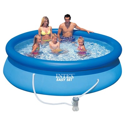 Бассейн надувной INTEX Easy Set 28122NP, 305×76 см, фильтр-насос, круглый
