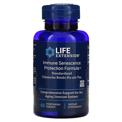 Life Extension, Immune Senescence Protection Formula, иммунная формула защиты от старения, 60 вегетарианских таблеток