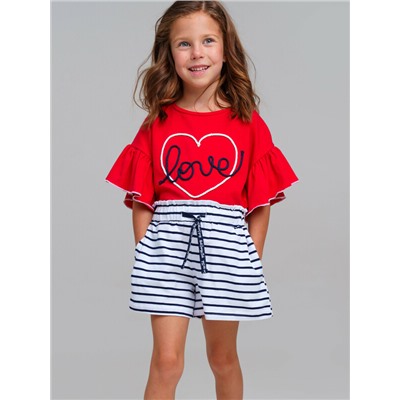 Шорты трикотажные для девочек, 2 шт в комплекте