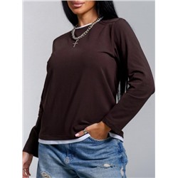 Лонгслив Рига (шоколад)