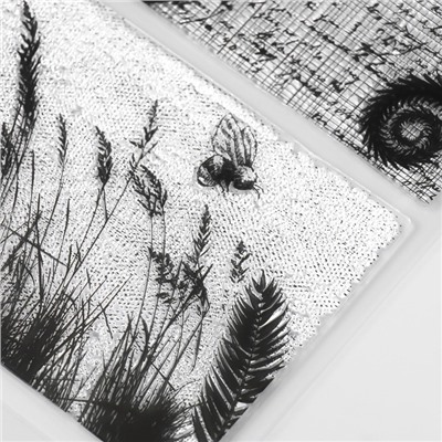 Штамп для творчества «Письмена. Оса в поле», 15×21×0.3 см