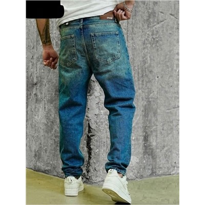 Джинсы бананы мужские