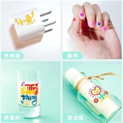 Ручки желейные 3D Jelly Pen (набор 6 шт.) для творчества, с автоматическим механизмом, гелевая паста, прозрачный корпус