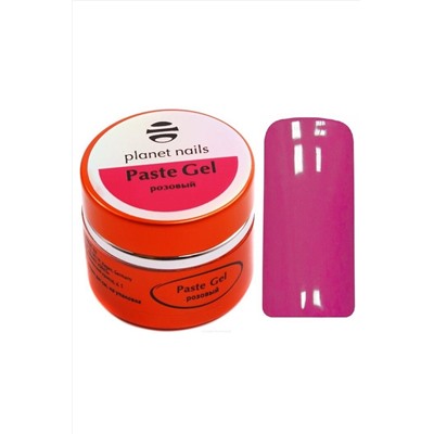 Planet Nails Гель-паста для дизайна ногтей, розовый, 5 мл KRISTALLER, 1130404
