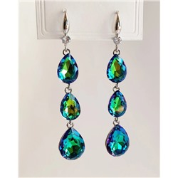 Серьги с чешскими кристаллами