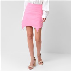 Юбка мини джинсовая женская MIST: Denim, размер 46, светло-розовая