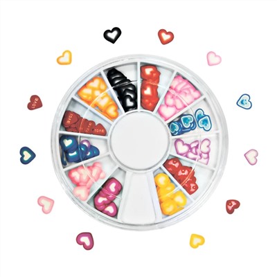 Planet Nails Фимо декор 23096 карусель 12 видов 13574