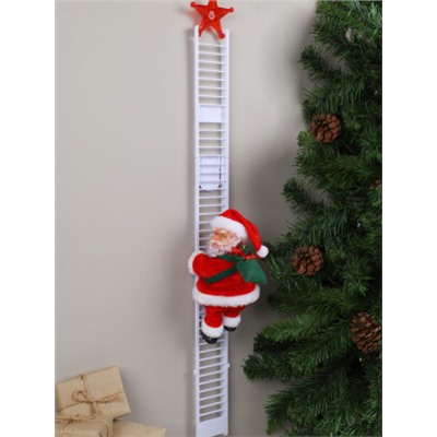 Новогоднее украшение интерьера 20 см Дед мороз / W-161 /уп 60/музыкальный