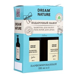 УЦЕНКА Подарочный набор женский DREAM NATURE Silvia: шампунь и гель-крем для душа по 330 мл