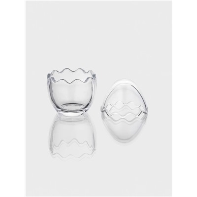 Конфетница «Яйцо», 170 мл, 8.3×11.5 см, стекло, прозрачная