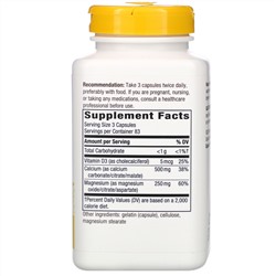 Nature's Way, комплекс с кальцием, магнием и витамином D, 250 капсул