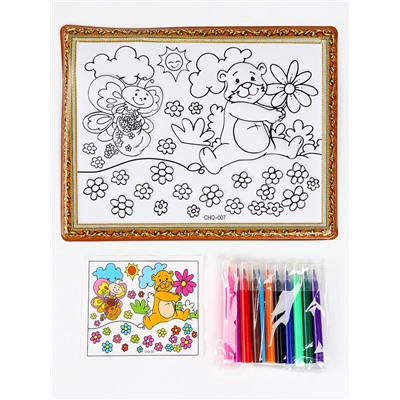 Набор для творчества: создание игрушки и раскраска «Веселые животные»