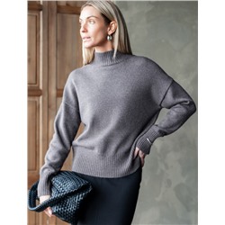 Джемпер из пряжи с кашемиром