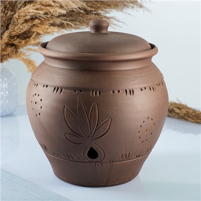 УЦЕНКА Банка для хранения чеснока «С прорезью» молочение, 4 л