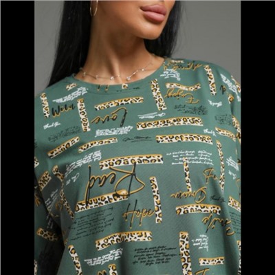 Платье-футболка Вега (Хаки)