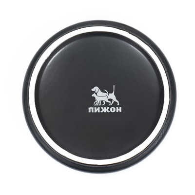 Миски, 450 мл, 28.5×15.5×7 с, 2 шт., на подставке, керамика, серая, голубая