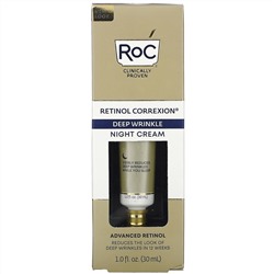 RoC, Retinol Correxion, Deep Wrinkle Night Cream, 1 fl oz (30 ml)