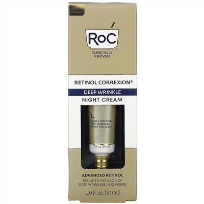 RoC, Retinol Correxion, Deep Wrinkle Night Cream, 1 fl oz (30 ml)