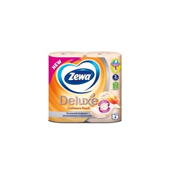 Zewa Deluxe Туалетная бумага Персик 4 рулона 3-х слойная