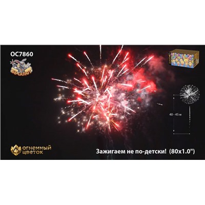 Фейерверк ОС7860 Зажигаем не по-детски! (1" х 80)