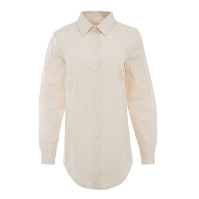 Сорочка ночная женская MINAKU: Home collection, бежевая, размер 48