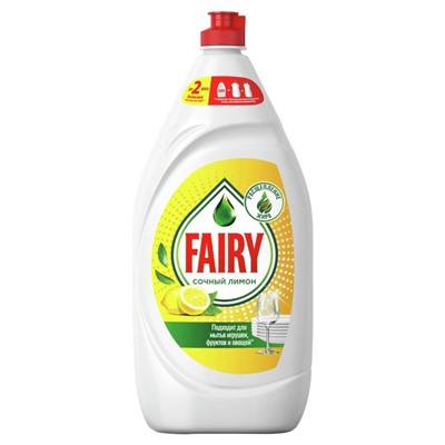 Средство для мытья посуды Fairy "Сочный лимон", 1.35 л