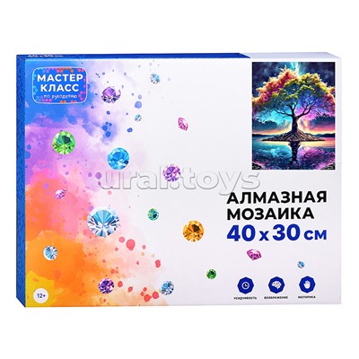 Мозаика алмазная "Волшебное дерево" 30*40см.
