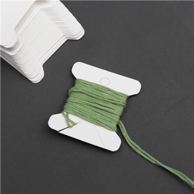 Органайзер для ниток мулине с бобинами, со съёмными ячейками, 18 отделений, 27×18×4.5 см, цвет прозрачный