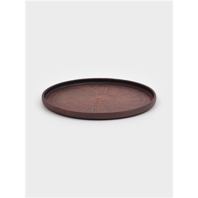 Блюдо для пиццы «Гладь‎‎», 28×2.5 см, красная глина