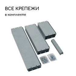 Клумба оцинкованная, 3 яруса, d=60–100–140 см, высота бортика 45 см, Greengo