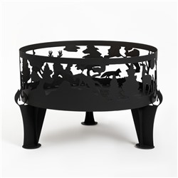 Костровая чаша «Лес», d=70 см, h=45 см, толщина стали 3 мм