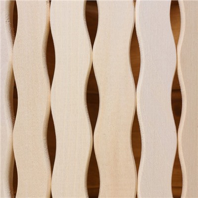 Абажур для бани и сауны «Косичка», липа, 31×27×10.5 см, настенный, угловой, «Добропаровъ»