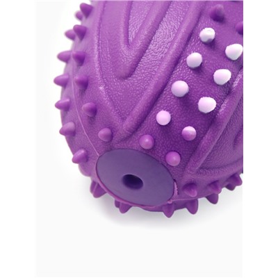 Жевательная игрушка для собак «Граната», 10 см, TPR, фиолетовая