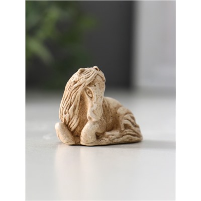 Фигурка-нэцкэ «Лошадь лежит», 3.5×4.5×3 см, слоновая кость