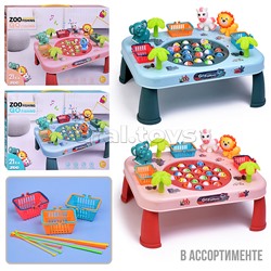 Набор рыбалка 7732B "Веселые животные" в коробке