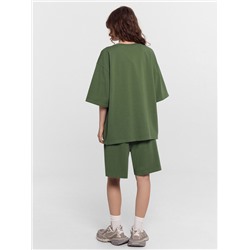 КОМПЛЕКТ ЖЕНСКИЙ (ДЖЕМПЕР, ШОРТЫ) 192010