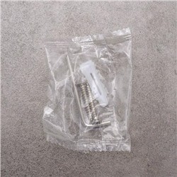 Ёрш для унитаза настенный с крышкой Accoona, 11.5×13.5×37.5 см, стекло, хром