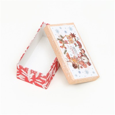 Набор подарочных новогодних коробок 10 в 1 «Исполнения желаний», 30×19×11.5 - 11×6×4 см