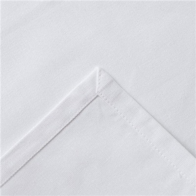 Салфетка столовая «Этель», 40×40, белая, 100% хлопок, саржа, 250 гр/м²