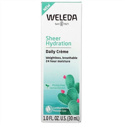 Weleda, Sheer Hydration Daily Creme, 1.0 fl oz (30 ml)