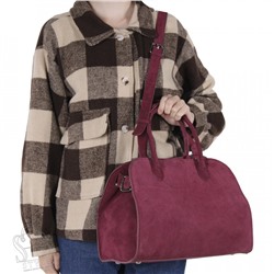 Сумка женская кожаная 6829NNAA wine red  Natale Navetta/50(дефект)